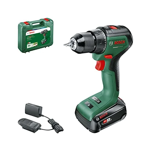 Offre limitée : Bosch Perceuse-visseuse sans fil UniversalDrill 18V-60 (1 batterie 2,0 Ah, système 18 V, dans coffret de transport) de 135.79 EUR à 103.20 EUR (remise 24%)
