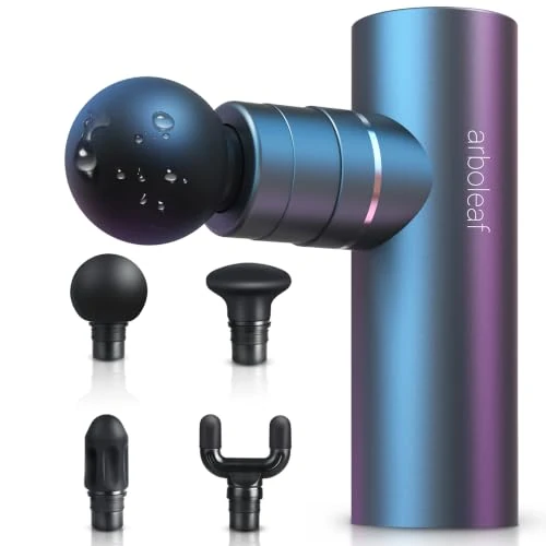 Tijdelijke aanbieding: arboleaf Mini Massagepistool Massageapparaat Massagepistool, 3200 rpm 0,47 kg met AI-niveaus 4 siliconen opzetstukken, stille spierpistool met tas Muscle Gun voor sterke spierontspanning accu USB-C van 65.99 € naar 65.99 € (0.00% ko