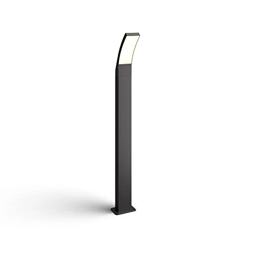 Limited-time offer: Philips LED Splay Outdoor Pillar Lamp [Warm White - Anthracite Grey] Water Resistant IP44, For Garden, Patio and Terrace Lighting from 79.89 GBP to 79.89 GBP (save 0%)