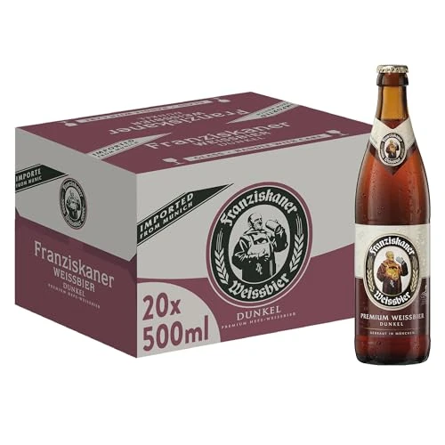Offerta a tempo: Franziskaner Dunkel - 20 Birre in Bottiglia da 500ml — 20% da 32,40 € a 25,99 €