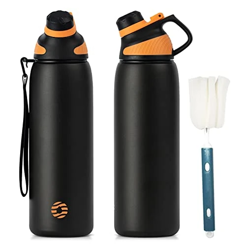 Offerta a tempo: Fjbottle Borraccia Termica 1L Acciaio Inox con Tappo Magnetico per Sport | Senza BPA, senza perdite, spazzola inclusa, ideale per palestra, lavoro e trekking - 0.00% da 23.99 € a 23.99 €