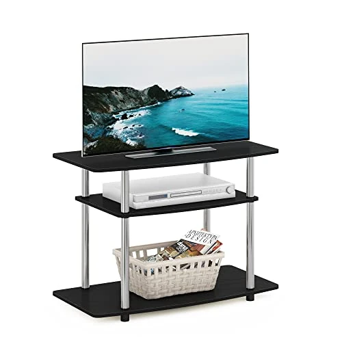 Offerta a tempo: Furinno Turn-N-Tube Supporti TV a 3 livelli senza attrezzi, Americano, Tubi in acciaio inossidabile - 10% da 66.99 € a 59.99 €