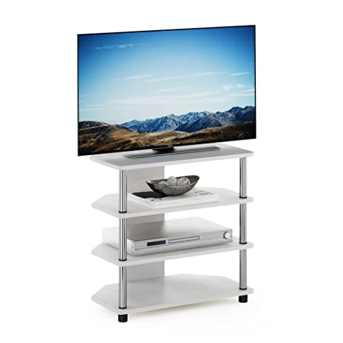 Limited-time offer: Furinno ECON 4-Tier Petite TV Stand for TV up to 32 Inch, White Oak from 37.79 £ to 37.79 £ (save 0.0%)