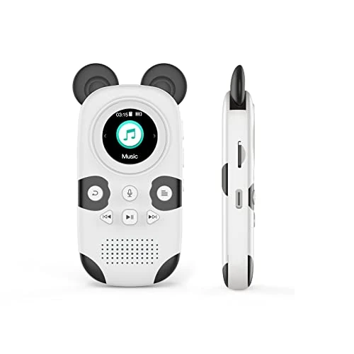 Oferta limitowana: RUIZU Odtwarzacz MP3 z głośnikiem dla dzieci uroczy wyświetlacz Panda TFT 1,5 cala obsługa 32GB karty TF 128 GB Bluetooth 5.0 MP3 Radio FM Budzik Krokomierz Rejestrator z 229.30 zł na 229.30 zł (oszczędź 0.00%)