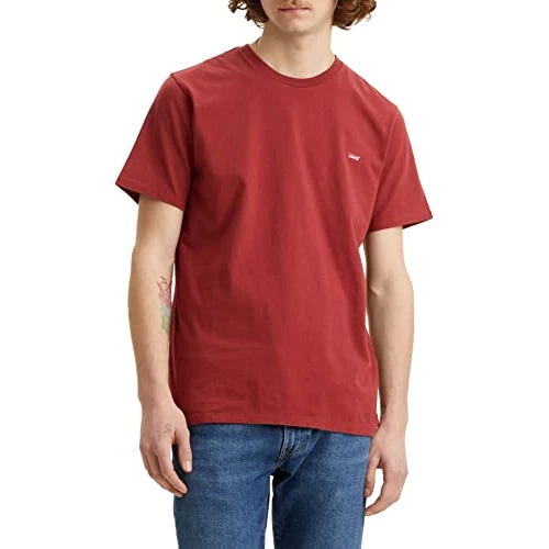 Offerta a tempo: Levi's Ss Original Housemark Tee, T-shirt Uomo, Brick Red, XL - 69.46% da 48.99 € a 14.96 €