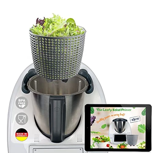Offerta a tempo: MixFino Centrifuga per Insalata per Bimby TM7 TM6 TM5 – Cestello | Accessorio per TM7 TM6 TM5 e Friend · PP-GF30 per uso alimentare · asciuga insalata + cestello per pasta, patate, gnocchi - 0.00% da 24.95 € a 24.95 €