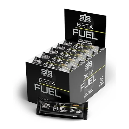 Tijdelijke aanbieding: Science in Sport BETA Fuel Bar 20 x 60g Orange - Vegan energierepen met 45g koolhydraten, Heerlijke koolhydraatrepen als ideale energiebron voor krachttraining van 49.90 EUR naar 49.90 EUR (korting 0%)