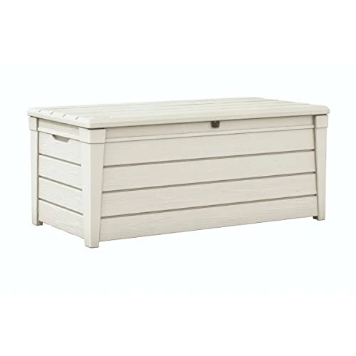 Offre limitée : Keter - Coffre de Jardin Brightwood Poolbox, capacité 454 litres 145 x 69,7 x 60,3 cm de 227.78 € à 227.78 € (0.00% de remise)