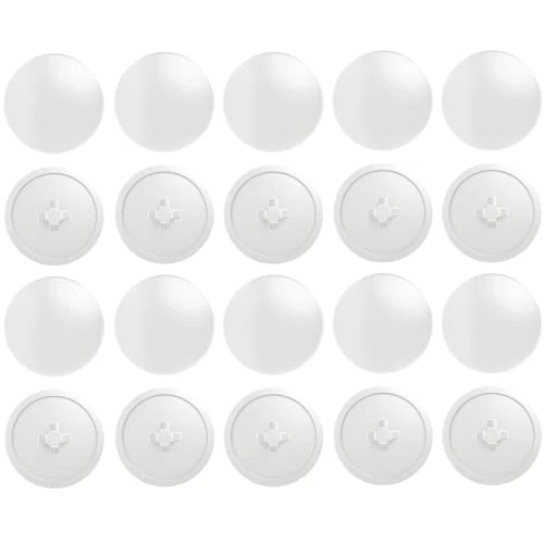 cyclingcolors 20x Capuchón para Tornillo pz3 Blanco embellecedores Tornillos Tapones tapón Muebles plastico
