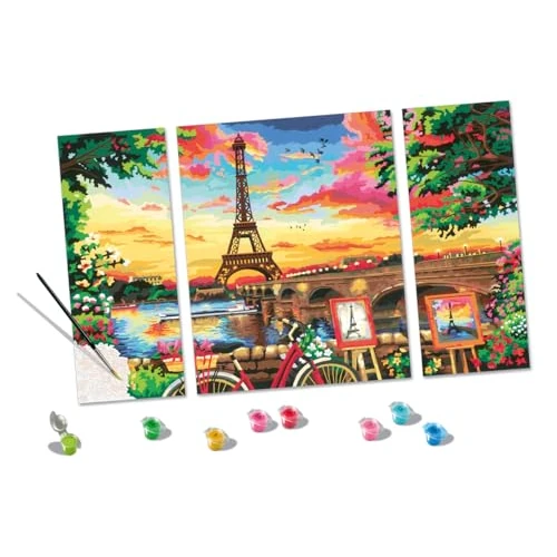 Tijdelijke aanbieding: CreArt Premium Triptychon - Spiegelbild von Paris van 37.00 EUR naar 37.00 EUR (korting 0%)