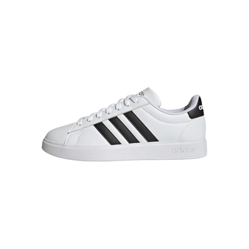 Limited-time offer: adidas Men's Grand Court 2.0 Shoes, Cloud White/Core Black/Cloud White, 8 UK from 70.00 GBP to 39.74 GBP (save 43%)