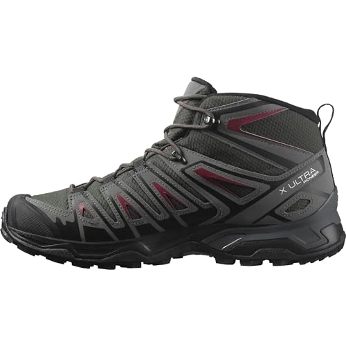 Offerta a tempo: SALOMON X Ultra Pioneer Mid Gore-tex, Scarpe da Escursionismo Uomo, Peat Quiet Shade Biking Red, 44 EU - 12% da 160.00 € a 140.95 €