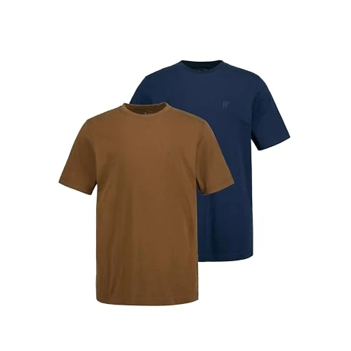 Offre limitée : JP 1880 Lot de 2 t-Shirts pour Homme, Marron, XXL de 35.99 € à 35.99 € (0.00% de remise)