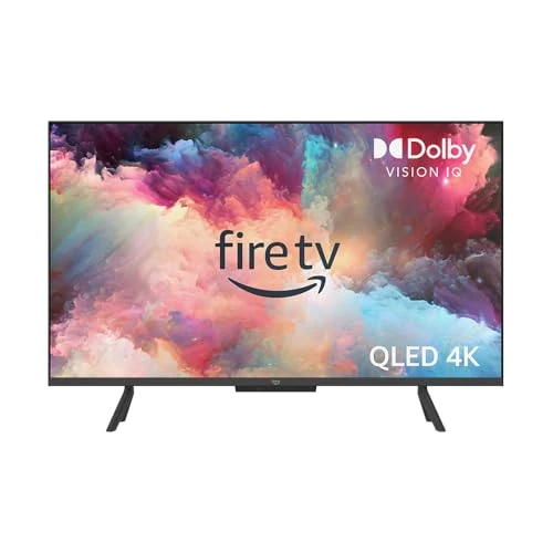 Offerta a tempo: Ti presentiamo Amazon Fire TV Serie Omni QLED | Smart TV 4K UHD — 15% da 529,99 € a 449,99 €