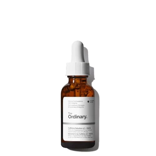 Offerta a tempo: The Ordinary Caffeine Solution 5% + EGCG 30ml, Siero occhi Caffeina, Defaticante per occhiaie e occhi stanchi - 20% da 9.90 € a 7.92 €