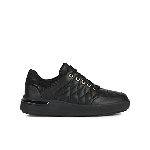 Geox Damen D Dalyla B Sneakers, Schwarz, 36 EU