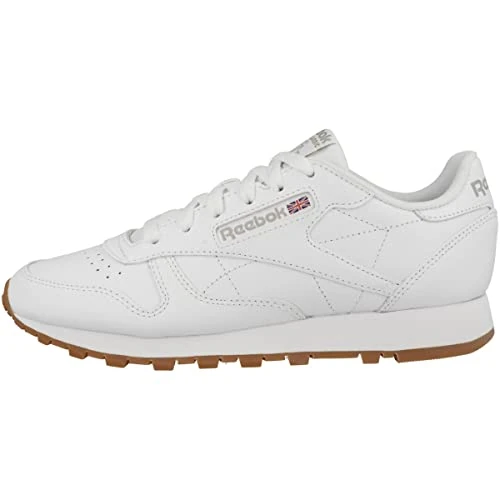 Offerta a tempo: Reebok Classic Leather, Scarpe da ginnastica Donna, FTWWHT/PUGRY3/RBKG03, 42 EU - 50% da 90.00 € a 45.00 €