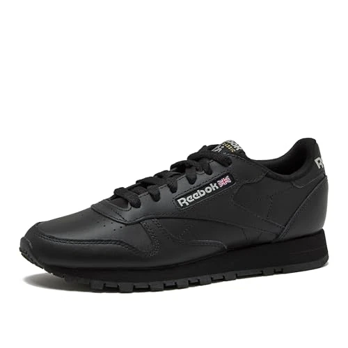 Reebok Classic Leather Sneakersy Kobiety, CBLACK/CBLACK/PUGRY5, 38 EU