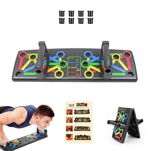Limited-time offer: 14-in-1 Multifunctional Push-Up Rack Board Folding Push Up Board with Handles for Muscle Training, Home Exercises from $46.04 to $46.04 (save 0.00%)