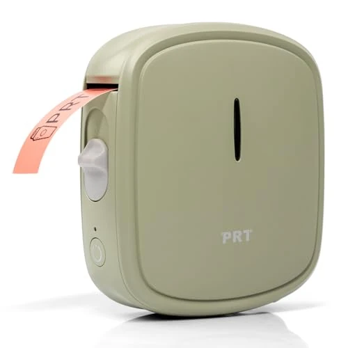 Offerta a tempo: PRT Mini Etichettatrice Portatile, Bluetooth Stampante Termica Etichette for iOS & Android, Stampante per Adesivi a Rilievo Adatto per i Della Cucina di Casa, Verde - 41% da 19.99 € a 11.75 €