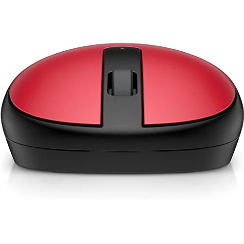 HP 240 Ratón Empire Inalámbrico (Sensor óptico de 1600 dpi, Bluetooth 5.1, 3 Botones, Rueda de Desplazamiento, Elegante Diseño Ambidiestro, Windows 11, macOS, Chrome OS) Rojo