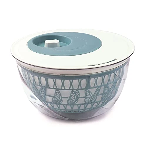 Oferta ograniczona: Snips, Maame Butterfly Sałatkownica do sałatek, 4 Lt, pralka do sałatek susząca 27 x 27 x 15 cm, jasnoniebieska, wyprodukowana we Włoszech, 0% BPA i ftalan free z 65.12 PLN na 65.12 PLN (zniżka 0%)