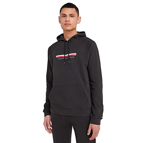 Offre limitee: Tommy Hilfiger Sweat à Capuche SeaCell Signature Tape Lounge pour Homme, Noir (Noir), XL de 51.95 EUR a 51.95 EUR (economie 0%)
