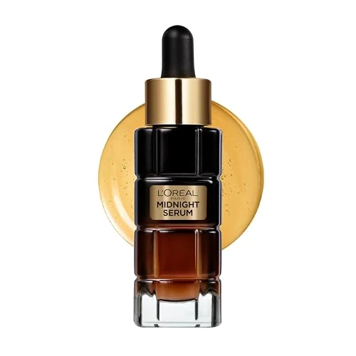 Offerta a tempo: L'Oréal Paris, Siero Viso Midnight, Per Pelli Mature, Azione Anti-Età, Incarnato Levigato e Rughe Ridotte, Con Complesso Antiossidante e Vitamina E, Age Perfect Renaissance Cellulaire, 30 ml - 46% da 24.99 € a 13.39 €