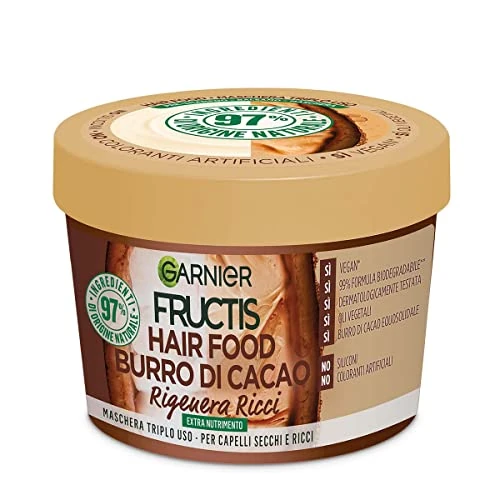 Limitiertes Angebot: Garnier Fructis Hair Food Burro di Cacao maschera per capelli 390ml Donna von 12.99 EUR auf 12.99 EUR (Spare 0%)