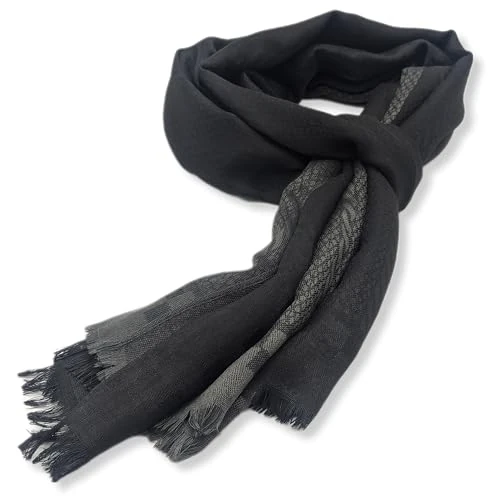 Limitiertes Angebot: Saturnali hochwertige Herrenschal verschiedene Modelle - stilvoll/sportlich - große Größe, Schwarz , Einheitsgröße von 14.16 EUR auf 14.16 EUR (Spare 0%)