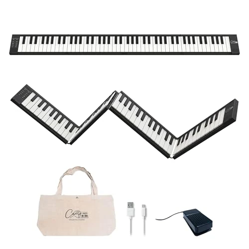 Limitiertes Angebot: BLACKSTAR Carry-On Tragbares Schwarz klappbares Digitalpiano mit 88 Tasten von Blackstar, USB-MIDI-Controller mit wiederaufladbarem Akku von 114.99 EUR auf 75.42 EUR (Spare 34%)