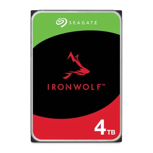 Offerta a tempo: Seagate IronWolf 4TB, Unità disco interna, per NAS RAID, NAS, 3.5", SATA 6 GB/s, 7200 RPM, FFP, Data Rescue Service (ST4000VNZ06) - 0.00% da 165.99 € a 165.99 €