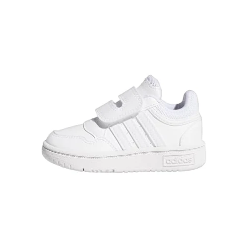 adidas Uniseks - niemowlęta Hoops Shoes, Cloud White/Cloud White/Cloud White, 21 EU