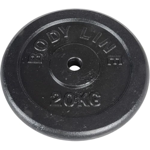 Limited-time offer: Bodyline Body Line 20 kg Cast Iron Weight Lifting Weight Lifting Disc for Gym Fitness Home Training from 49.77 £ to 49.77 £ (save 0.00%)