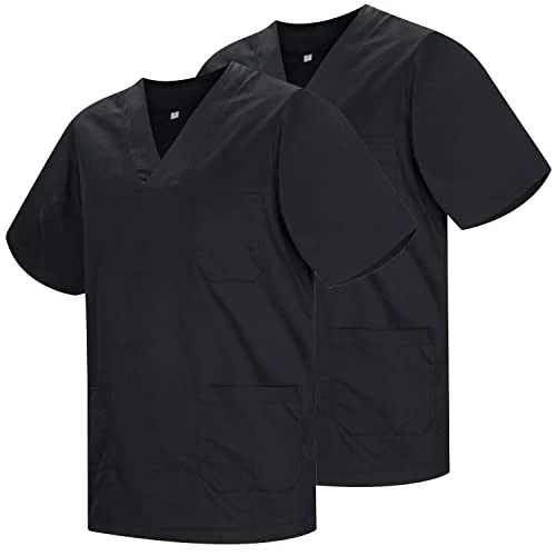 Limitiertes Angebot: MISEMIYA - Packung 2 STK. - SANITÄRE CASACA Unisex SANITÄRE Uniformen SANITÄRE UNIFORM MEDIZINISCHE UNIFORM - Ref. 817 * 2 - X-Small, Schwarz 21 von 29.99 EUR auf 15.38 EUR (Spare 49%)