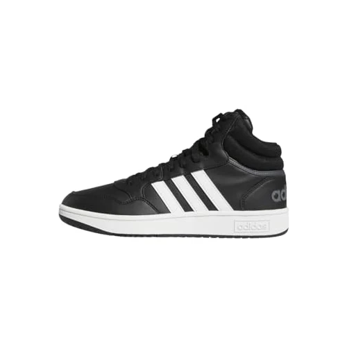 Limited-time offer: adidas Men's Hoops 3.0 Mid Lifestyle Basketball Classic Vintage Shoes, Core Black/Cloud White/Grey Six, 10 UK from 60.00 GBP to 31.50 GBP (save 48%)