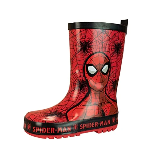 Offre limitée : Marvel Enfant Bottes en Caoutchouc Spiderman Rouge Taille EU 32 (Taille UK 13) de 33.99 € à 33.99 € (0.00% de remise)