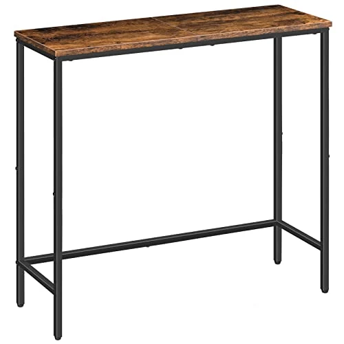 Tijdelijke aanbieding: HOOBRO Consoletafel, 75 cm gangtafel, smalle bijzettafel in industriële stijl, eenvoudige montage, hal, ingang, woonkamer, vintage kleuren EBF75XG01 van 43.99 EUR naar 43.99 EUR (korting 0%)