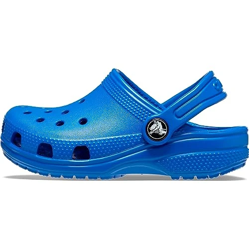 Offerta a tempo: Crocs Classic Clog T, Zoccoli Unisex - Bambini e ragazzi, Blue Bolt, 22/23 EU - 38% da 34.99 € a 21.75 €