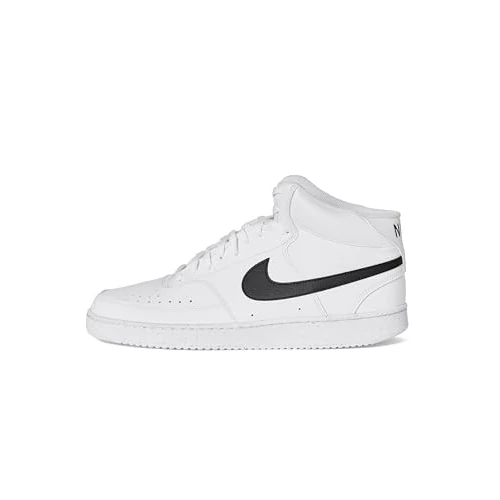 Oferta limitada: Nike Men's Shoes Court Vision Mid Next Nature, White/Black-White, DN3577-101, 40 EU de 89.99 EUR a 79.94 EUR (ahorro 11%)
