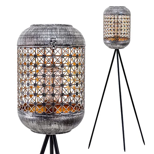 Gadgy Solar Light Outdoor Garden - Standing lamp as Outdoor Solar Garden lamp - Garden Ornaments Outdoor for Sustainable Lighting - Garden Lights Solar Powered Waterproof