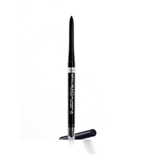 Offerta a tempo: L'Oréal Paris Matita Automatica in Gel Infaillible 36H Grip Liner, Tratto Sfumabile a Lunga Tenuta, Waterproof, Formula in Gel, Tonalità: 01 Intense Black - 53% da 11.95 € a 5.67 €