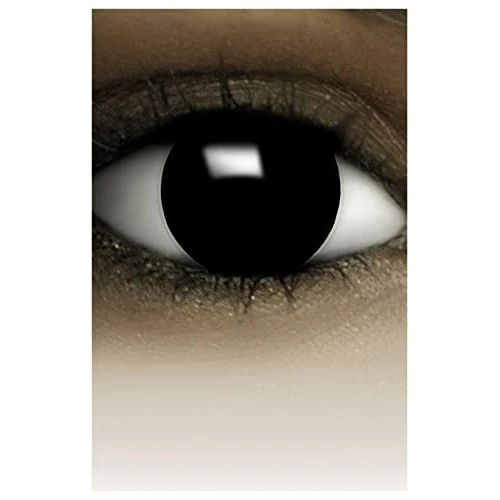 Offerta a tempo: FXCONTACTS Lenti Halloween Nere + Tatuaggio senza gradazione - 0.00% da 9.90 € a 9.90 €