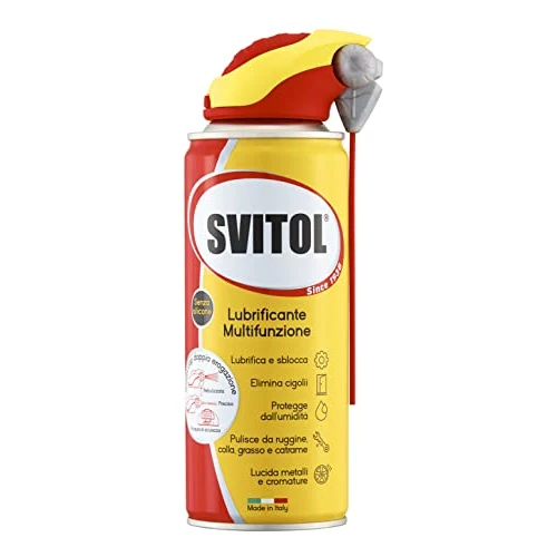 Offerta a tempo: SVITOL Lubrificante Spray 400 ml con Cannuccia, Oli sintetici — 20% da 9,90 € a 7,92 €