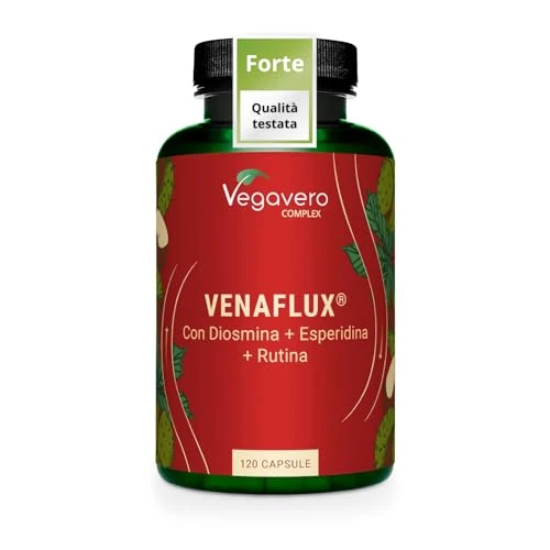 Tijdelijke aanbieding: Vegavero RUTIN-complex | Met diosmin, hesperidine, paardenkastanje-extract & slagersbezem | 100% NATUURLIJK & VEGAN | Aderen capsules | 20% aescine | Zonder toevoegingen | 120 capsules van 24.99 EUR naar 24.99 EUR (korting 0%)