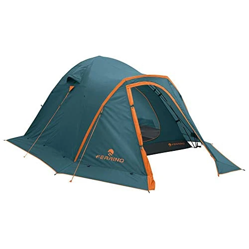 Tijdelijke aanbieding: Ferrino 3. Delicate tent, 2 ingangen, 1 met muggennet, uniseks, jeugd, blauw van 163.39 € naar 163.39 € (0.00% korting)