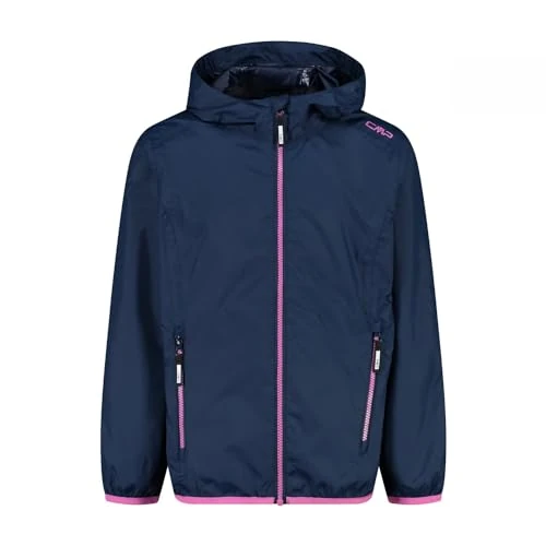 Offerta a tempo: CMP - Giacca Kid G con Cappuccio Antipioggia, Blue, 104 - 0.00% da 29.95 € a 29.95 €