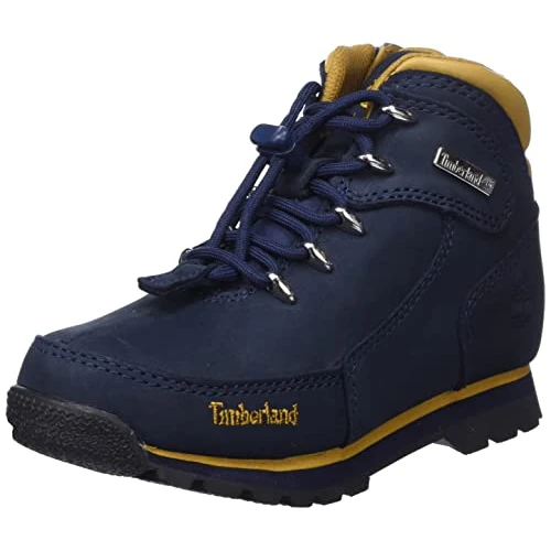 Offerta a tempo: Timberland Euro Rock, Stivali Unisex - Bambini e ragazzi, Blu (Navy Nubuck), 21 EU - 69% da 85.00 € a 26.76 €