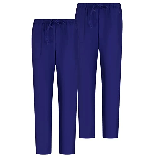 Limited-time offer: MISEMIYA - Set of 2 - Uniforms Medical Scrub Pants Unisex – Hospital Uniform Trousers - Ref.8312 - Small, Purple 68 from 21.56 GBP to 21.56 GBP (save 0%)