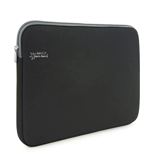 Offerta a tempo: Rapesco 1692 Custodia per Portatile Laptop, 13,3", Nero | Protezione Antibatterica Germ-Savvy - 0.00% da 20.58 € a 20.58 €